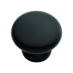 Modus 5/8 Inch Diameter Matte Black Cabinet Knob