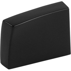 1-7/16 Inch Length Flex Cabinet Knob, Matte Black