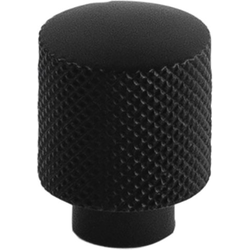 7/8 Inch Diameter Verge Cabinet Knob, Matte Black