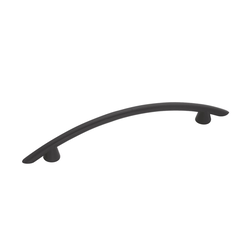 Metropolis 3-3/4 Inch Center to Center Matte Black Cabinet Pull