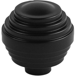 1-3/8 Inch Diameter Sinclaire Cabinet Knob, Matte Black