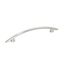 Metropolis 3-3/4 Inch Center to Center Satin Nickel Cabinet Pull