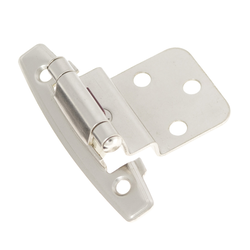 26% OFF 3/8 inch Inset Surface Mt. Hinge Pair Satin Nickel Self Close