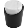 White Marble with Matte Black