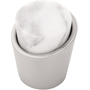 White Marble with Satin Nickel