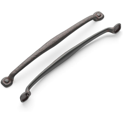 Refined Rustic Appliance Pull 18 inch Center to Center Rustic Iron