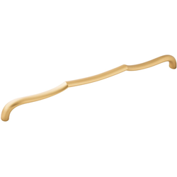 18 Inch Center to Center Trellis Appliance Pull, Brushed Golden Brass