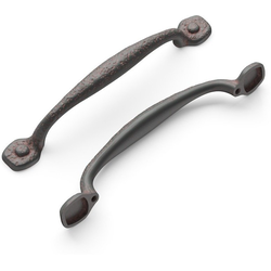 Refined Rustic Appliance Pull 8 inch Center to Center Rustic Iron