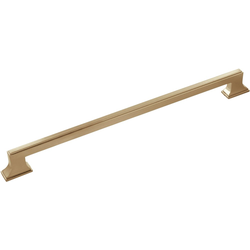 12 Inch Center to Center Brownstone Pull, Champagne Bronze