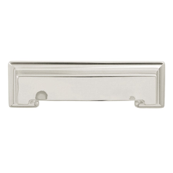 Studio 3-3/4 Inch Center to Center Bright Nickel Cabinet Pull