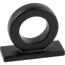 1-3/4 Inch Length Corsa Ring Knob, Matte Black