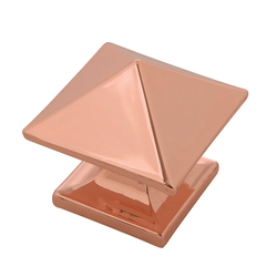 Studio Knob 1-1/4 inch Diameter Polished Copper
