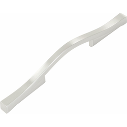3 Inch &amp; 3-3/4 Inch (96mm) Center to Center Emerge Pull, Satin Nickel