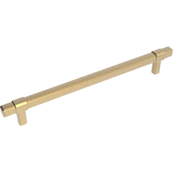 12 Inch Center to Center Monroe Appliance Pull, Brushed Golden Brass