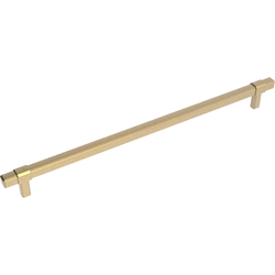 18 Inch Center to Center Monroe Appliance Pull, Brushed Golden Brass