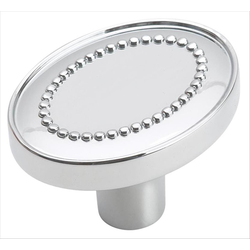 Clearance Sale, Opulence 1-3/8 Inch Diameter Polished Chrome Cabinet Knob