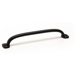 12-5/8 Inch (320 mm) Center to Center Industrial Black Cabinet Handle, Textured Black
