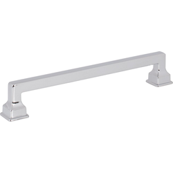 Erika 6-5/16 Inch Center to Center Bar Pull, Polished Chrome