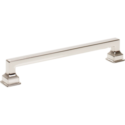 Erika 6-5/16 Inch Center to Center Bar Pull, Polished Nickel
