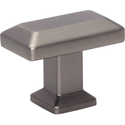 Sweetbriar Lane 1-3/8 Inch Diameter Square Knob, Slate