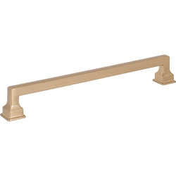 Erika 7-9/16 Inch Center to Center Bar Pull, Warm Brass