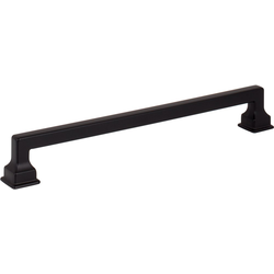 Erika 7-9/16 Inch Center to Center Bar Pull, Matte Black