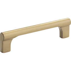 Whittier 3-3/4 Inch Center to Center Bar Pull, Warm Brass