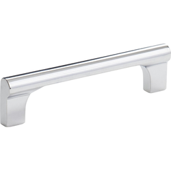 Whittier 3-3/4 Inch Center to Center Bar Pull, Polished Chrome