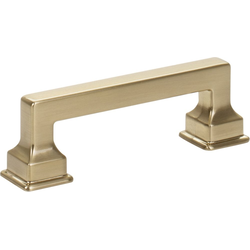 Erika 3 Inch Center to Center Bar Pull, Warm Brass