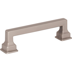 Erika 3-3/4 Inch Center to Center Bar Pull, Brushed Nickel