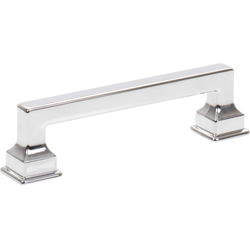 Erika 3-3/4 Inch Center to Center Bar Pull, Polished Chrome