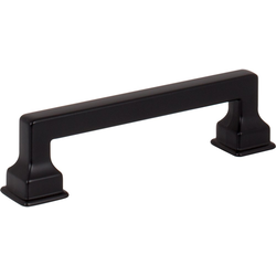 Erika 3-3/4 Inch Center to Center Bar Pull, Matte Black