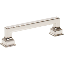 Erika 3-3/4 Inch Center to Center Bar Pull, Polished Nickel