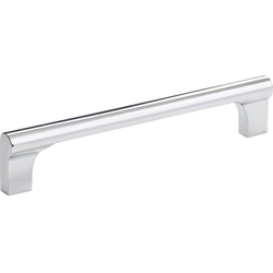 Whittier 5-1/16 Inch Center to Center Bar Pull, Polished Chrome