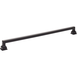 Erika 12 Inch Center to Center Bar Pull, Matte Black