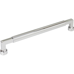 12 Inch Center to Center Cumberland Cabinet Pull, Polished Chrome