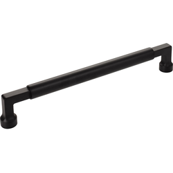 18 Inch Center to Center Cumberland Cabinet Pull, Flat Black