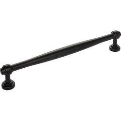 18 Inch Center to Center Ulster Cabinet Pull, Flat Black