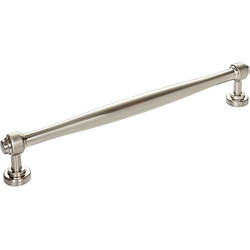 12 Inch Center to Center Ulster Cabinet Pull, Brushed Satin Nickel