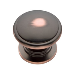 Williamsburg 1-1/4 Inch Diameter Oil Rubbed Bronze Highlighted Cabinet Knob