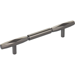 5-1/16 Inch Center to Center Kingsmill Cabinet Pull, Ash Gray