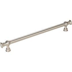 8-13/16 Inch Center to Center Ormonde Cabinet Pull, Brushed Satin Nickel