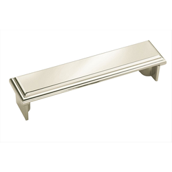 Clearance Sale, Manor 3-3/4 Inch Center to Center Polished Nickel Cabinet Cup Pull