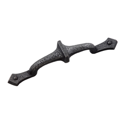 Mountain Lodge 3 Inch Center to Center Black Iron Cabinet Pull