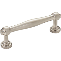 3-3/4 Inch Center to Center Ulster Cabinet Pull, Brushed Satin Nickel