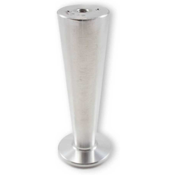 4 Inch Height Sedona Style 2 Furniture Legs, Matte Aluminum