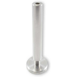4 Inch Height Sedona Style 6 Furniture Legs, Matte Aluminum