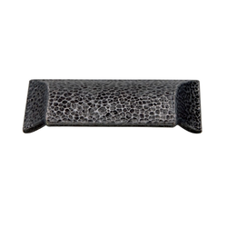 Mountain Lodge 3-3/4 Inch Center to Center Black Iron Cabinet Cup Pull