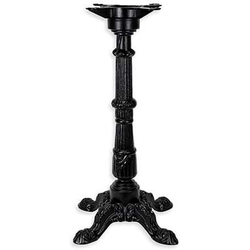 30% OFF 17 x 17 Inch 4-leg Prong Base x 27-1/2 Inch Table Height Ornamental Column, Black Semi-Gloss