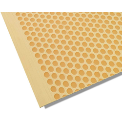 23-5/8 x 41 Inch Aqua Under Sink Drip Mat, Hardwood Maple